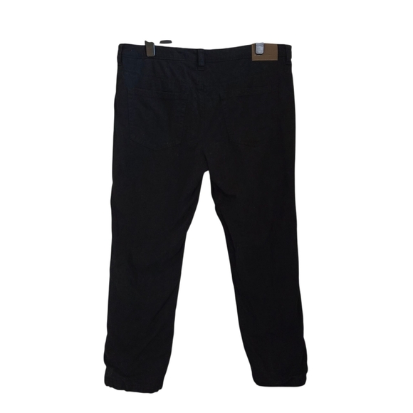 BC Clothing Black Fleece Lined Pants Size 38x32 - Picture 2 of 7